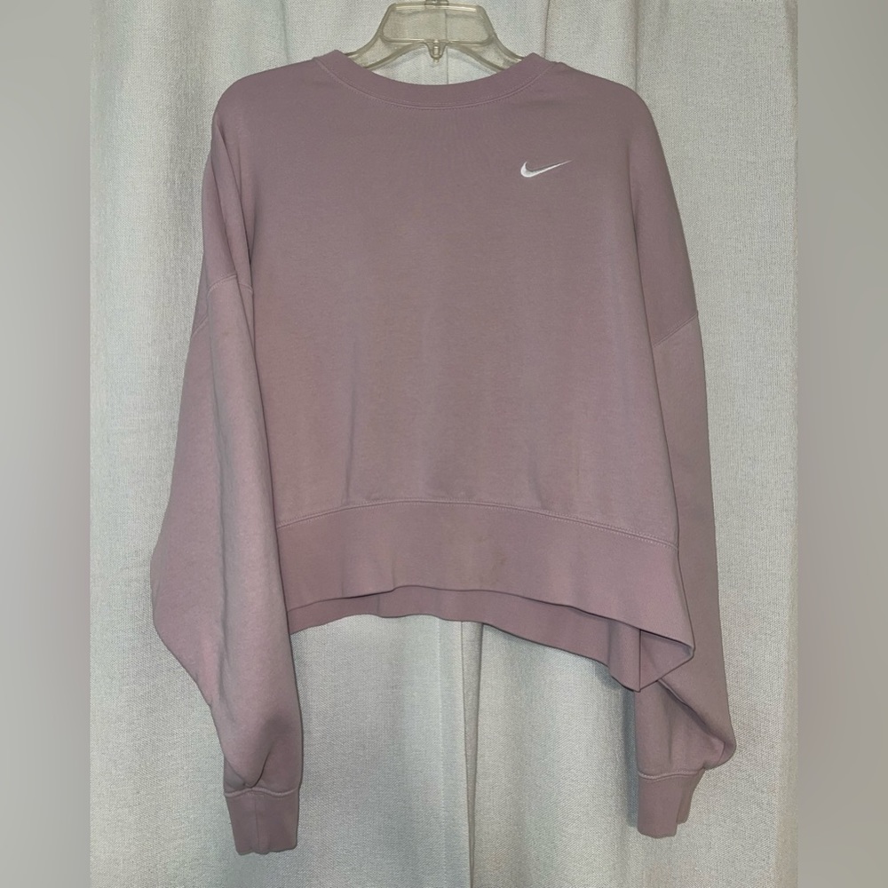 Nike Crop Sweatshirt, Pink